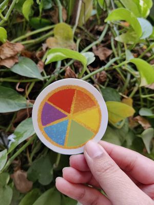 Rainbow Pizza sticker
